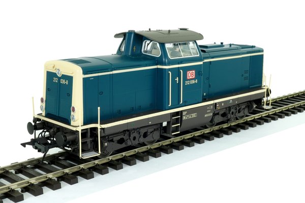 Lenz 0 - Diesellok BR 212 036-8, DB, Ep.5, ozeanblau/beige