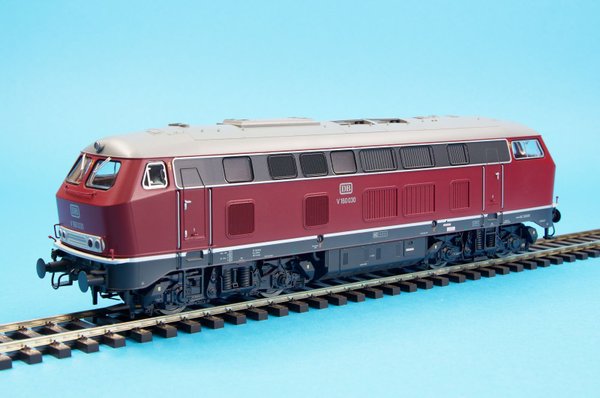 Lenz 0 - Diesellokomotive V 160 030 DB, Epoche 3, purpurrot