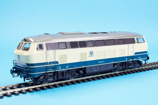 Lenz 0 - Diesellokomotive BR 216 198-2 DB, Epoche 4, ozeanblau