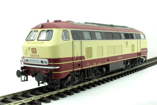 Lenz Spur 0 - Diesellok BR 218 217-8, DB, Ep.4, rot/beige