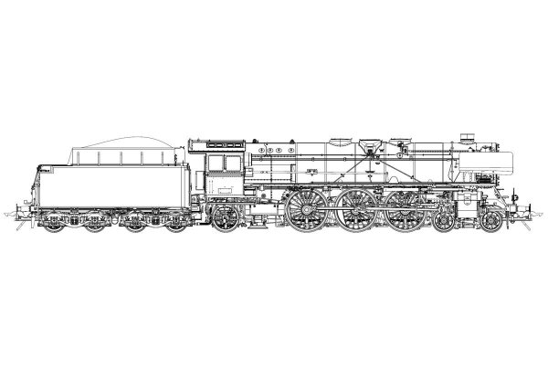 Lenz 0 - Baureihe 01 177, DB Ep. IIIa