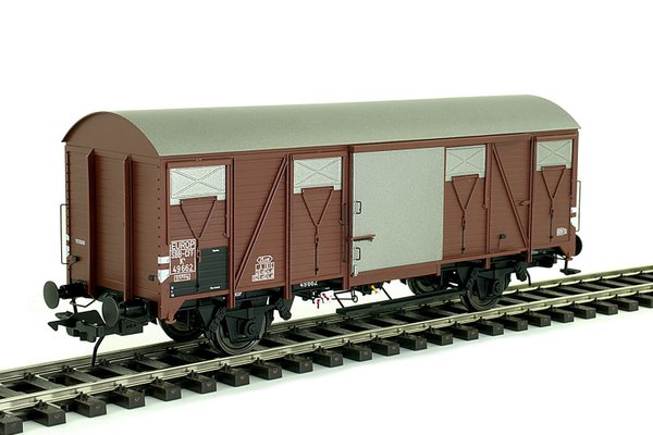Lenz 0 - Güterwagen K4, Stahldach, SBB, Ep.3, Nr.49662