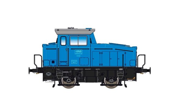 Lenz - Sondermodell Diesellok Deutz KG 230 B, RAG (blau) Ep.4