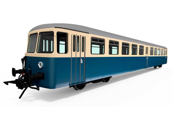 Akku-Triebwagen BR 515, DB, Epoche 4, blau-beige (andere Farbtrennung)